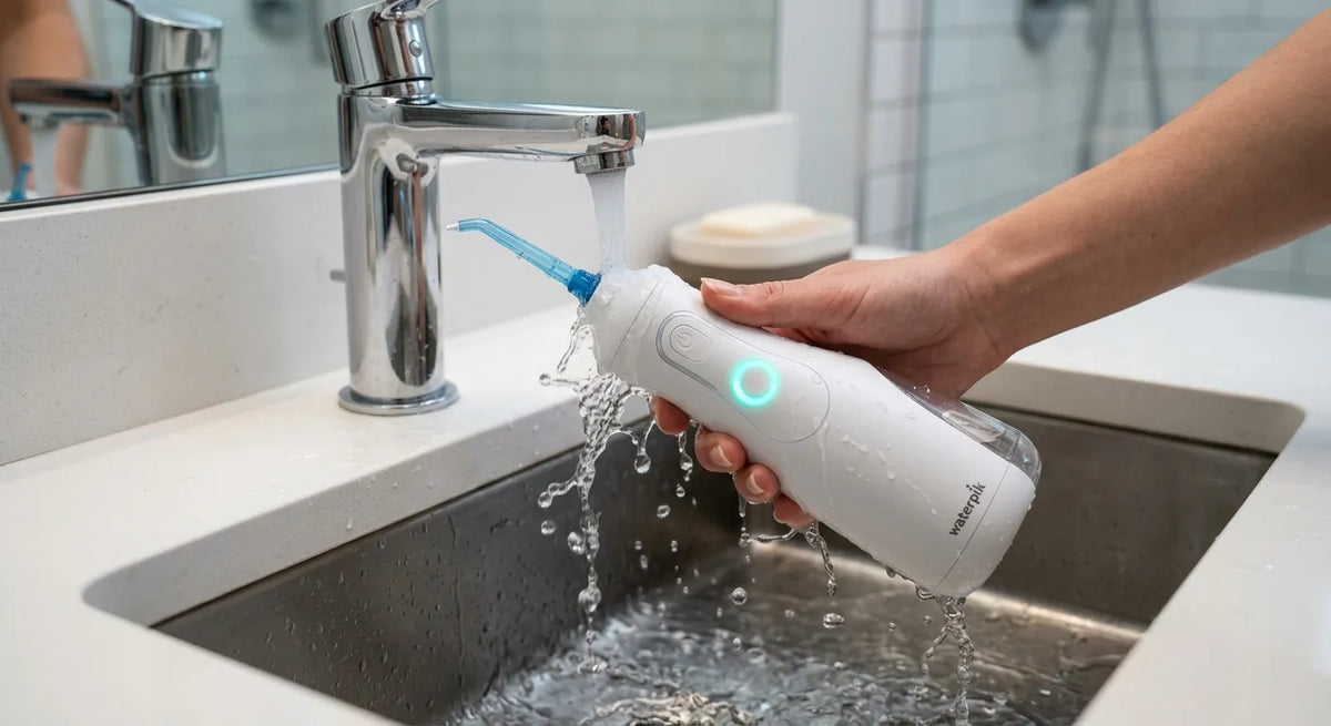 Irrigador H2oFloss - Higiene nivel dentista en 60 segundos que no desgasta tu esmalte ni lastima tus encías
